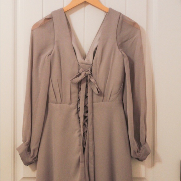 Gray Formal/Bridesmaid Dress - Picture 4 of 6